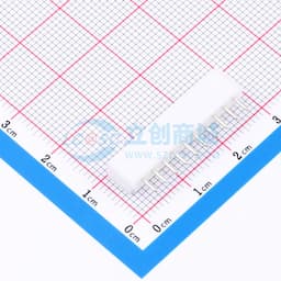 白色 1x10P 间距:2.5mm 直插【插件】缩略图