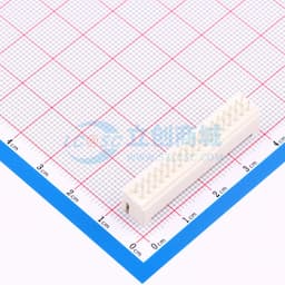 米黄 2x18P 间距:2mm 直插【插件】缩略图