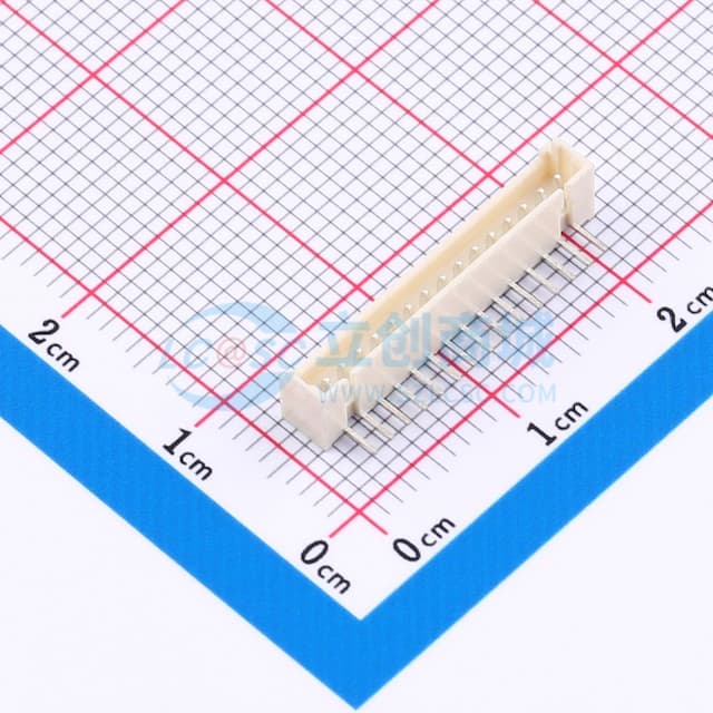 1x15P 间距:1.25mm 弯插 【插件】实物图