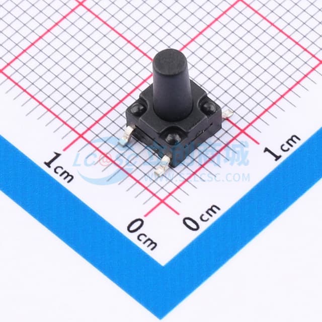 6.2*6.2*10mm 立贴 轻触开关实物图