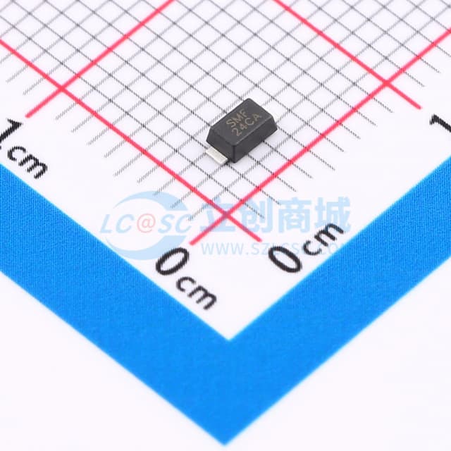 双向TVS 24V截止 峰值浪涌电流：5.1A实物图