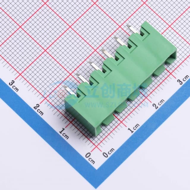 1x6P 3.5mm 排数:1 每排P数:6实物图