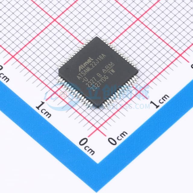 带外设触摸控制器、段式LCD控制器、高级模拟电路、USB接口和AES加密功能的32位ARM Cortex-M0+超低功耗微控制器实物图