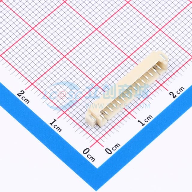 1x15P 间距:1.25mm 卧贴实物图