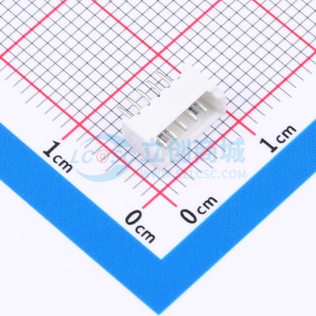 1x5P 间距:1.25mm 直插 系列:PicoBlade(MX 1.25) 【插件】实物图