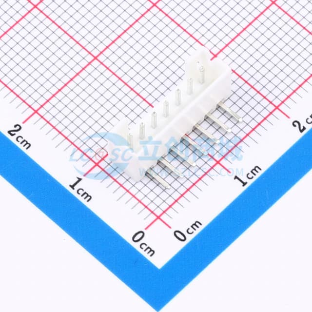 1x7P 间距:2mm 弯插 系列:PH 【插件】实物图