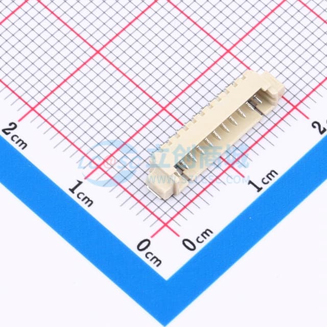 1x11P 间距:1.25mm 卧贴 系列:PicoBlade(MX 1.25)实物图