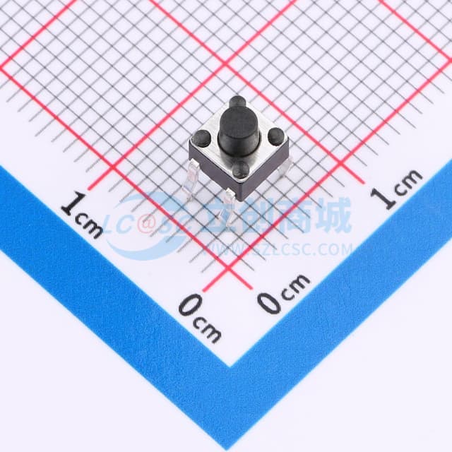 4.5*4.5*5mm 直插 轻触开关 【轻触】实物图