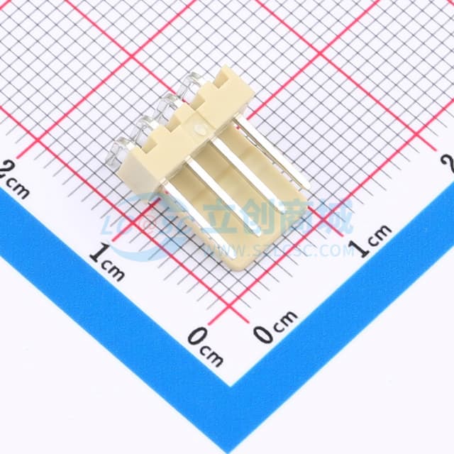 1x4P 间距:2.54mm 弯插 系列:KK 254(MX2510) 【插件】实物图
