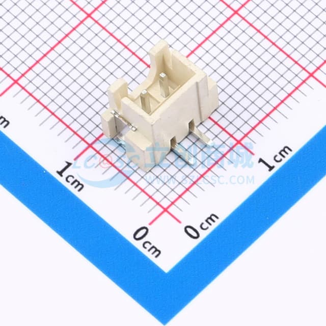 1x2P 间距:2.5mm 立贴 系列:XH实物图