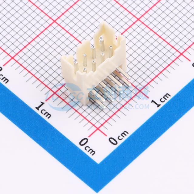 2x4P 间距:2mm 弯插 系列:PHD 【插件】实物图