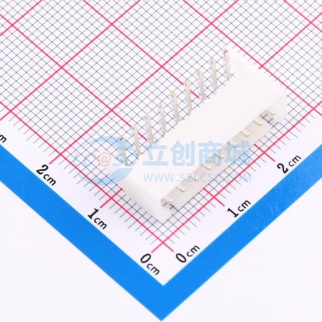 1x9P 间距:2.5mm 弯插 系列:XH 【插件】实物图