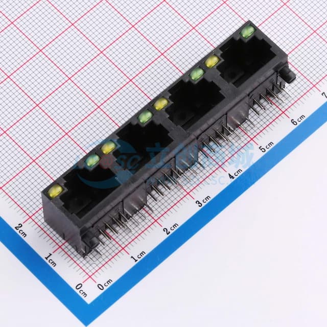 弯插 带LED 【插件】实物图