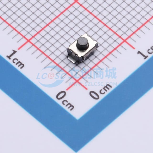 4x3x2.5mm 立贴 轻触开关实物图