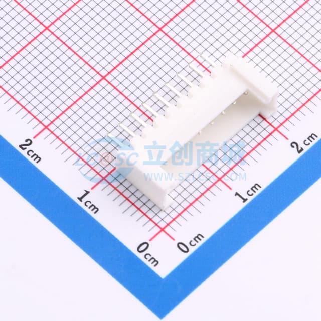 1x9P 间距:2mm 直插 【插件】实物图