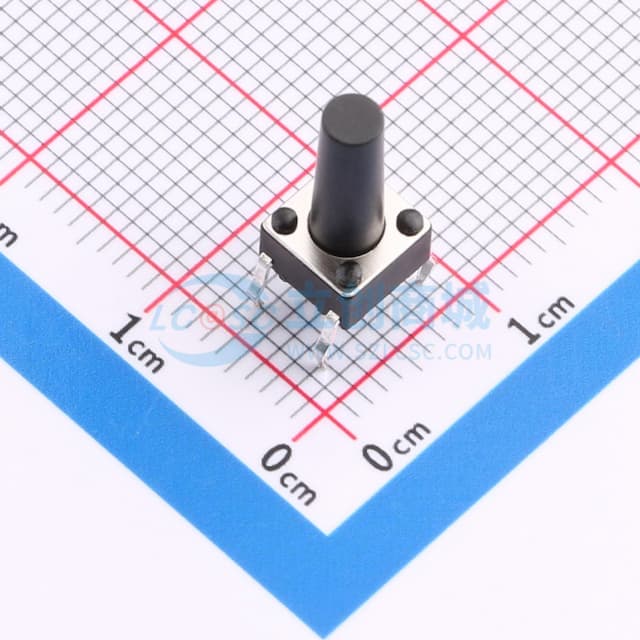 6*6*13mm 直插 轻触开关 【轻触】实物图