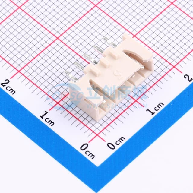 1x5P 间距:2.5mm 直插 系列:XH 【插件】实物图