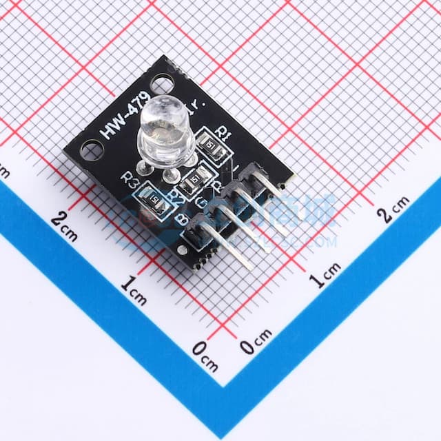 LED 3色模块实物图