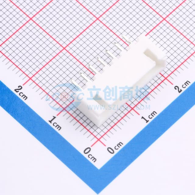 1x7P 间距:2.5mm 直插 系列:XH 【插件】实物图