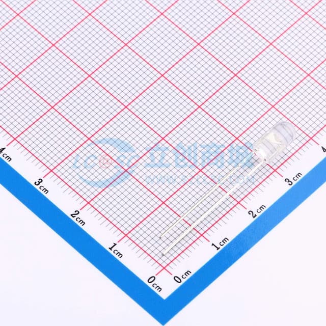 F5红外发射二极管透明IR940nm20°(无边) 【红外】实物图