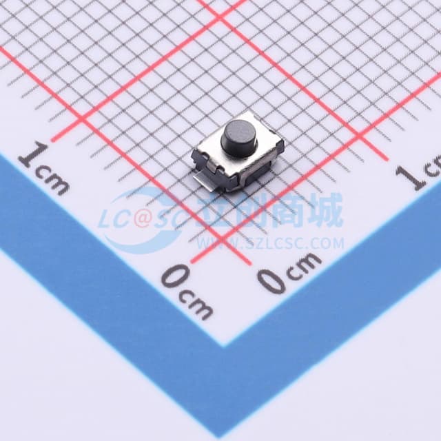 4x3x2.5mm 立贴 轻触开关实物图