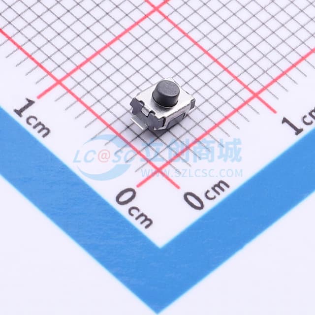 4x3x2.5mm 立贴 轻触开关实物图