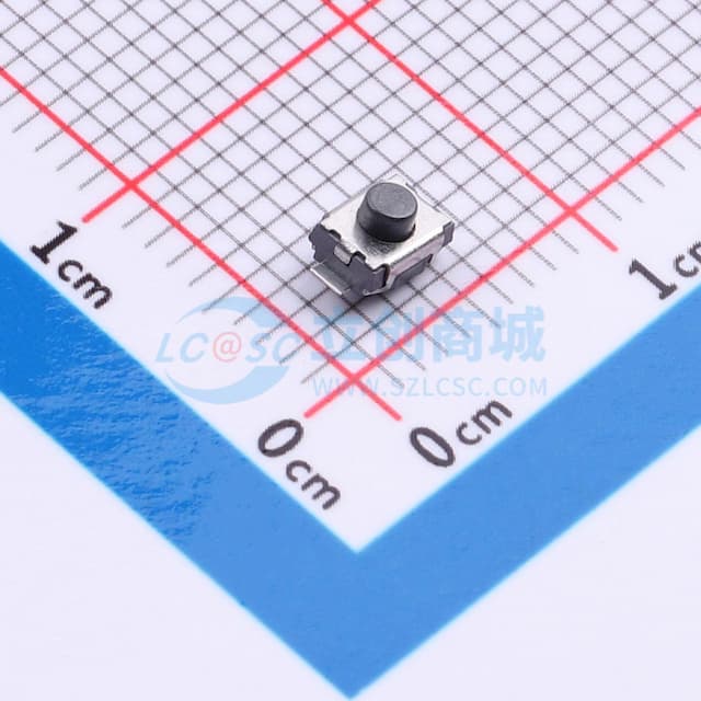 4x3x2.5mm 立贴 轻触开关实物图