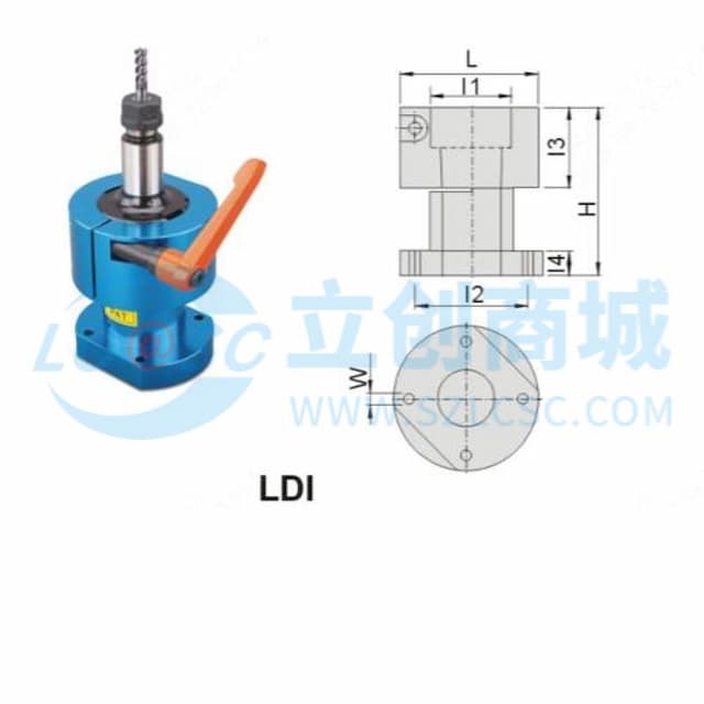 GIN(精展) LD-HSK50I 62320-03 锁刀座实物图