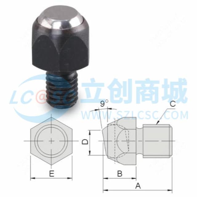 GIN(精展) PT01-2036 65946-05 动向钢珠定位螺杆实物图