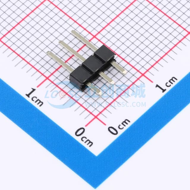 1x3P 间距:2.54mm 方针 直插 【排针】实物图