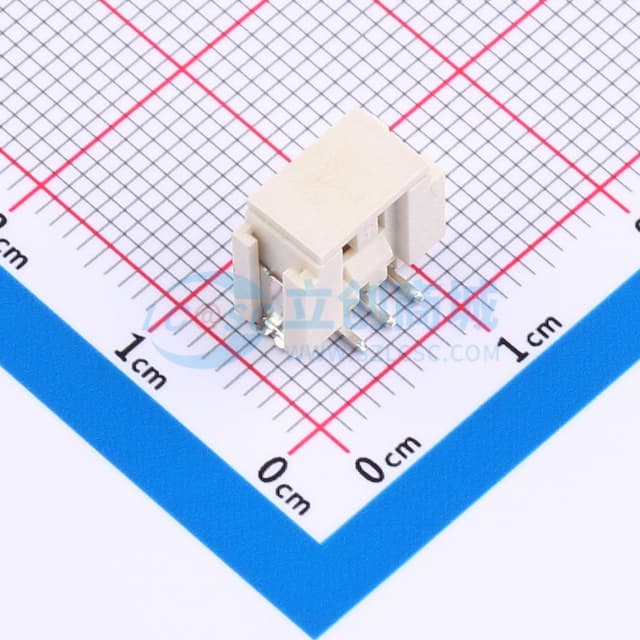 1x3P 间距:2mm 立贴 系列:PH实物图