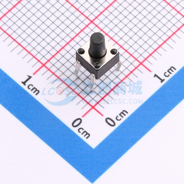 4.5*4.5*6.5mm 直插 轻触开关 【轻触】实物图
