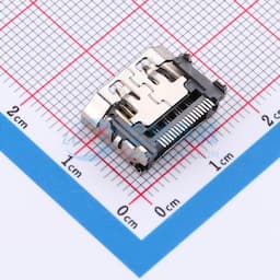 HDMI A TYPE 不包胶铁壳短脚缩略图