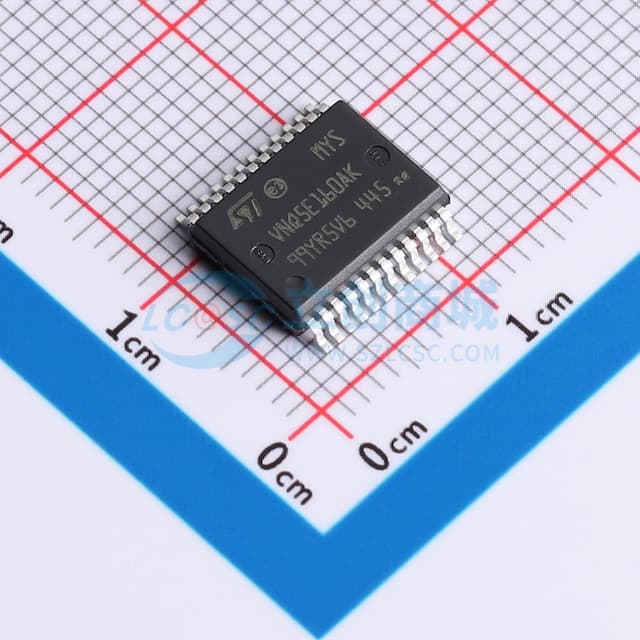 四通道带模拟电流检测的高端驱动器，适用于汽车应用实物图
