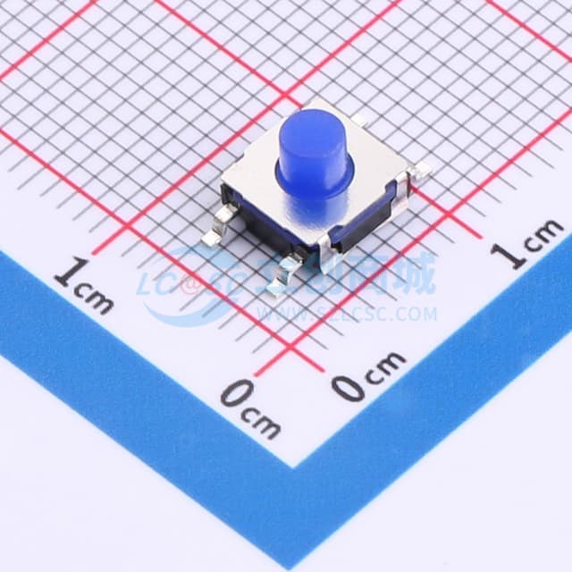 6.2*6.2*5.1mm 立贴 轻触开关实物图