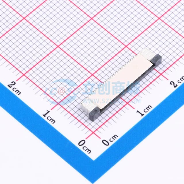 抽屉式 上接 P数:30P 间距:0.5mm实物图