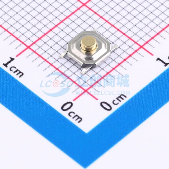 5.2*5.2*2mm 立贴 轻触开关实物图