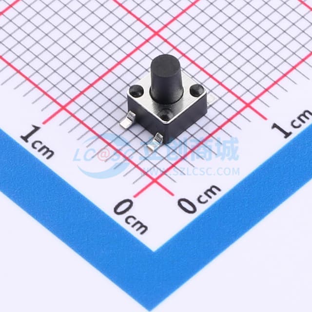 4.5*4.5*6mm 立贴 轻触开关实物图