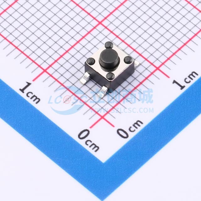 4.5*4.5*3.8mm 立贴 轻触开关实物图
