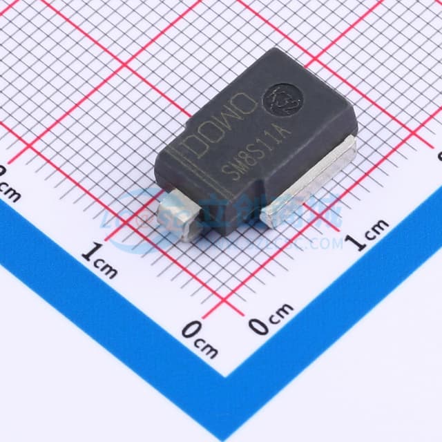 单向TVS 11V截止 峰值脉冲电流：363A实物图