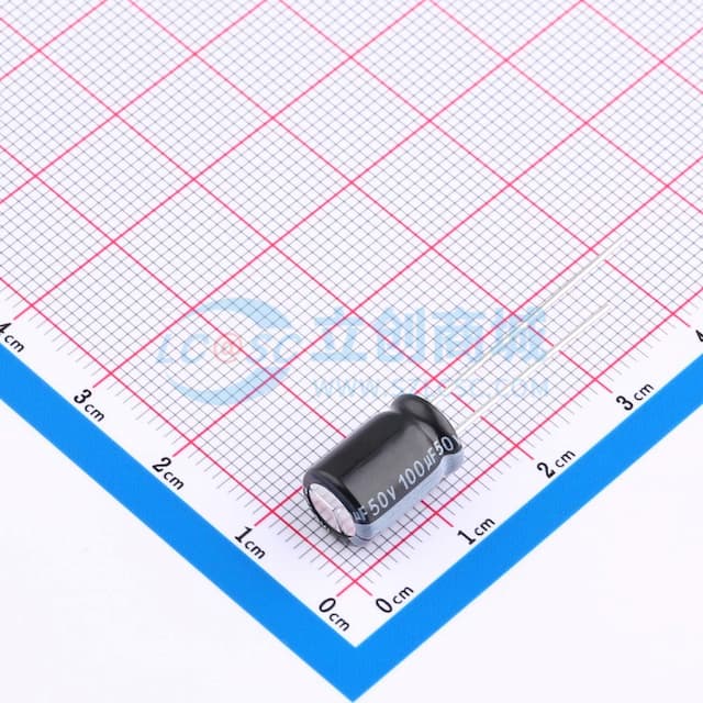 100uF ±20% 50V 【插件】实物图