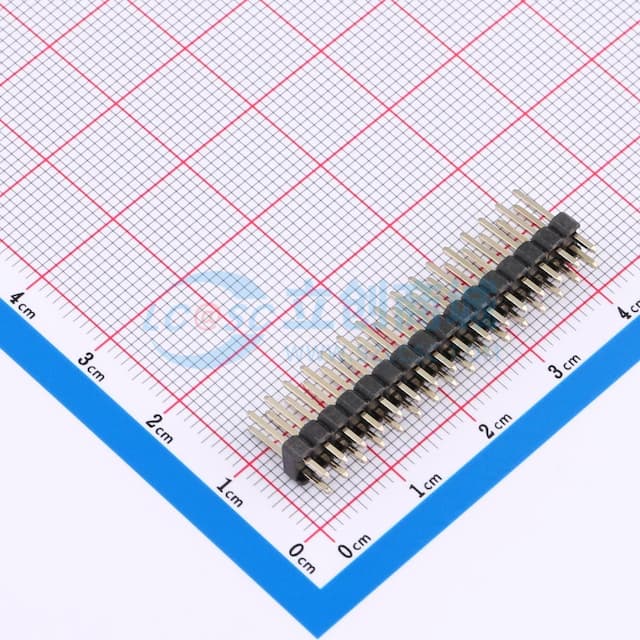 2x16P 间距:2.54mm 方针 直插 【排针】实物图