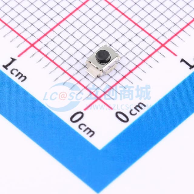 350G 1.7mm无柱乳白底座黑色按钮 双弹片 防水膜实物图