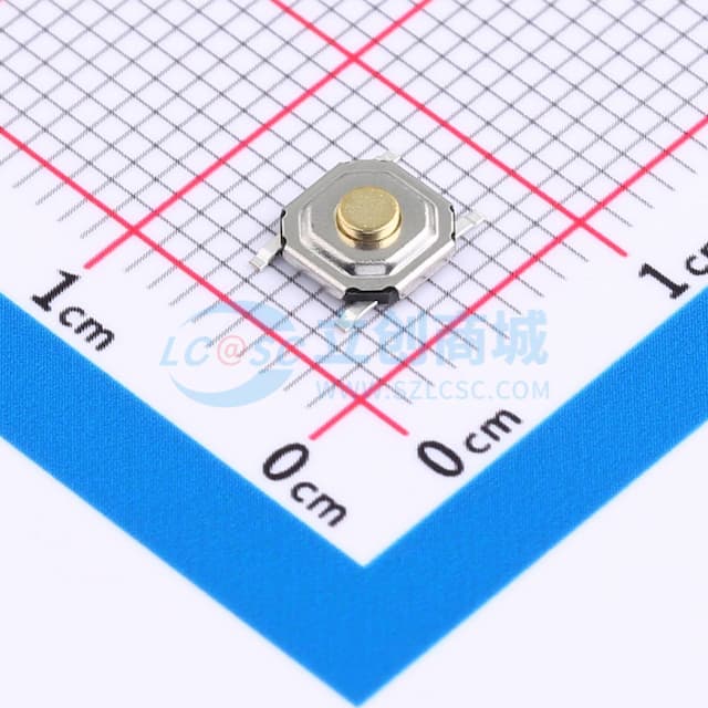 5.1*5.1*1.7mm 立贴 轻触开关实物图