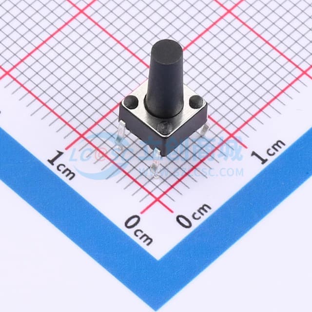 6*6*11.5mm 直插 轻触开关 【轻触】实物图