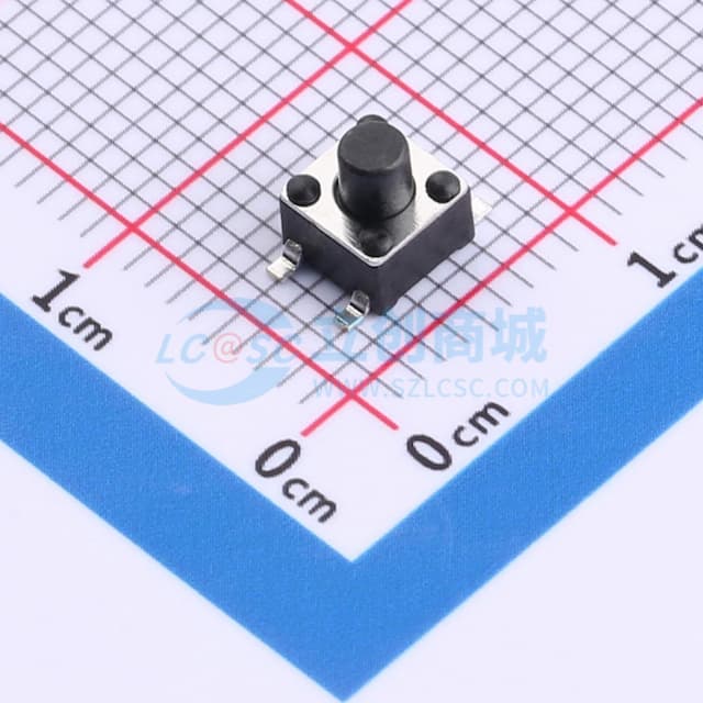 4.5*4.5*5mm 立贴 轻触开关实物图