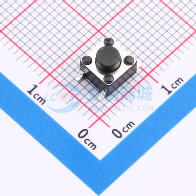 6*6*5mm 立贴 轻触开关实物图