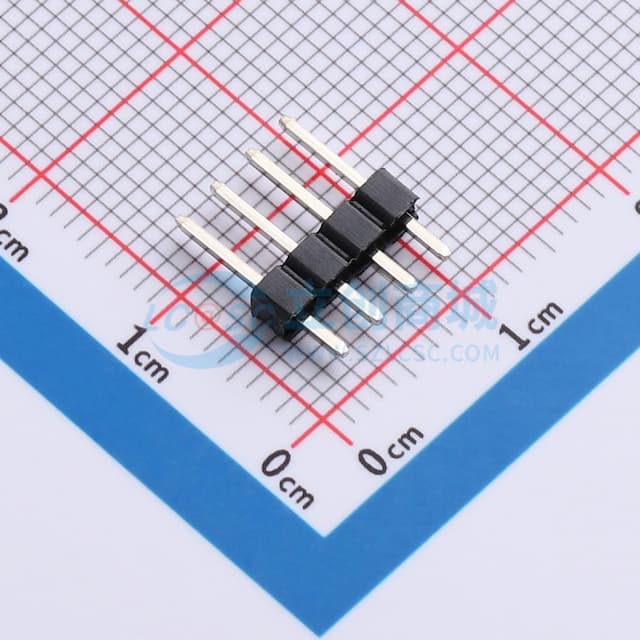1x4P 间距:2.54mm 方针 直插实物图