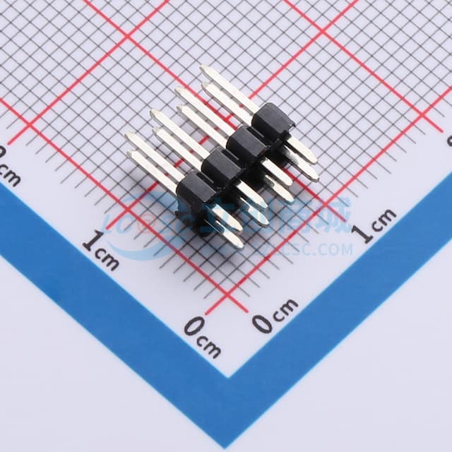 2x4P 间距:2.54mm 方针 直插实物图