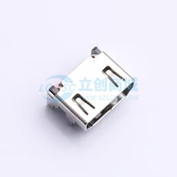 19PIN母座 4脚插件 贴片19PIN 铁壳镀镍缩略图